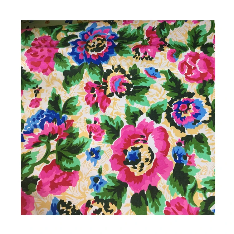 100%  polyester microfiber brushed pigment dyes printed fabric printing for home textile