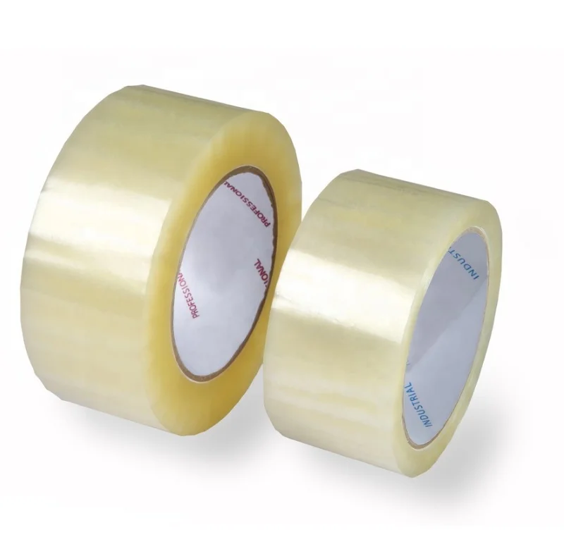 Factory price low noise super clear bopp packing tape adhesive carton sealing tapes