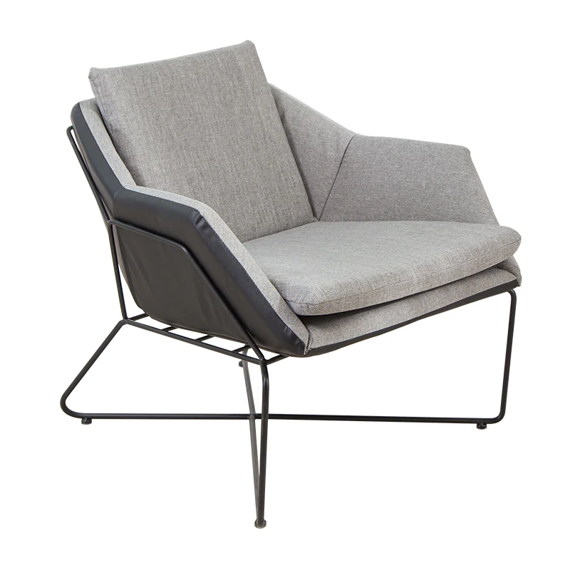 
Tieyi single sofa and chair small net red Nordic simple modern leisure reception negotiation rest reception area table and chair 