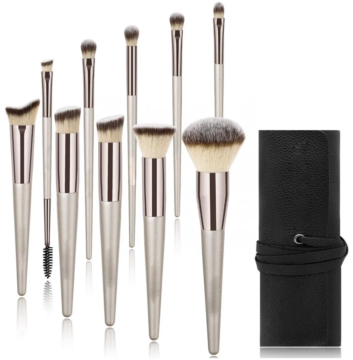 10 шт. этикетка для костюма портативные лучшие волосы оптом кисти для макияжа Кисти для макияжа персонализированные кисти