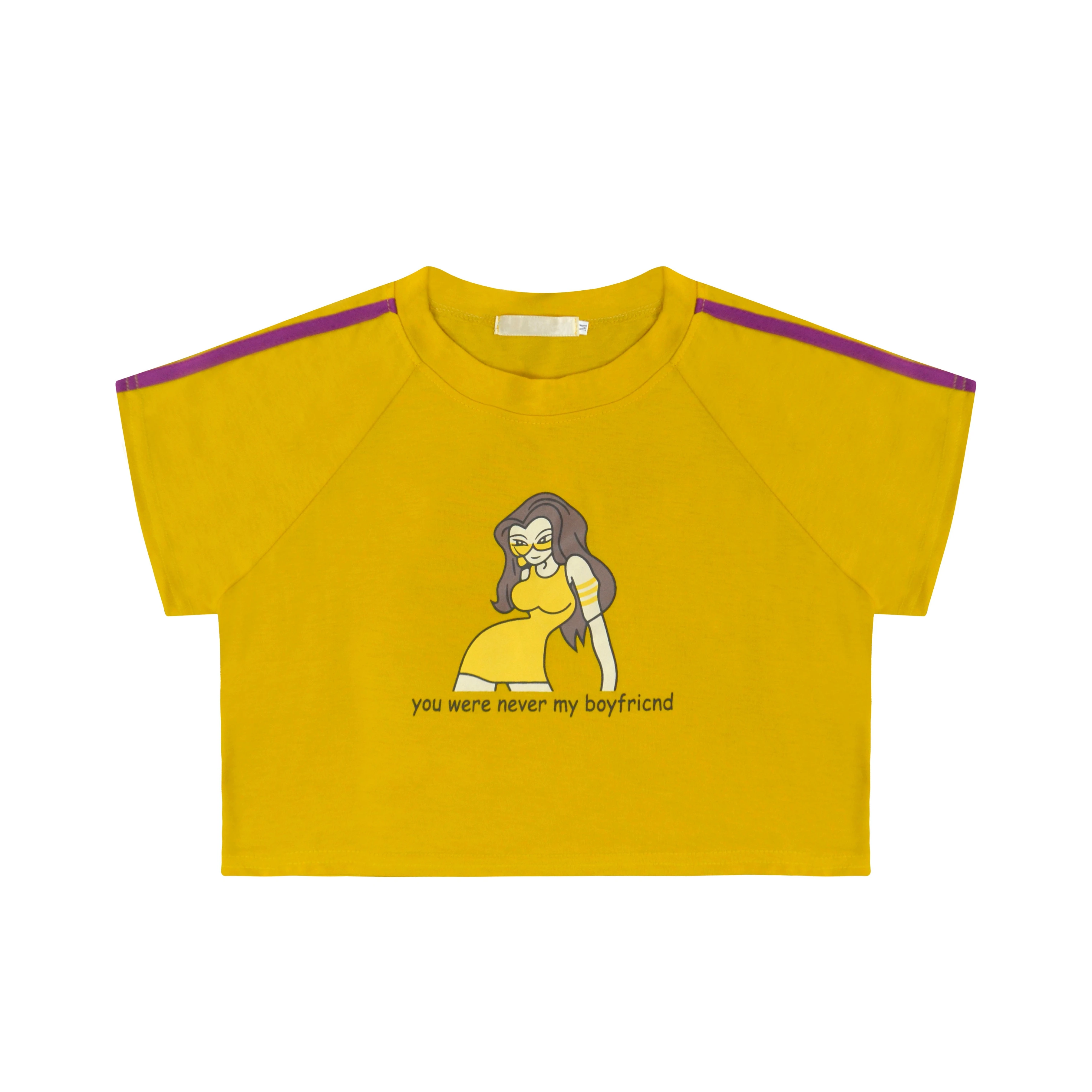 Summer Female T Shirts Cheerleading Graphic Tees Fashion Clothes Cute Tops Women Outdoor Dance Knot Crop Top