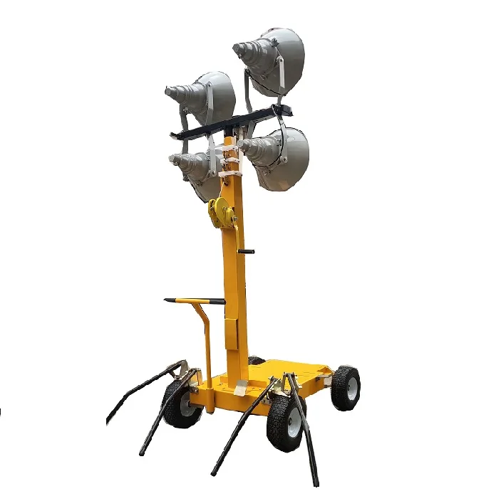 3.5m 4.5m 5m 200W to 1000W pneumatic driven mast Tripod portable LED light towers