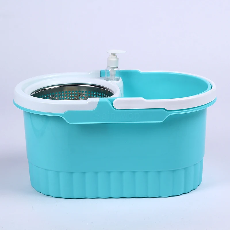 Esun Microfiber Rectangle Spin Mop with Bucket Aluminum Pole for Floor Cleaning Drying Wet Surfaces Advantage