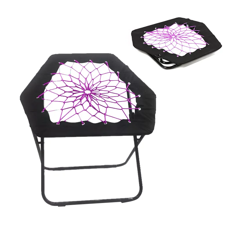 Гибкий и стальной каркас, игровой складной стул для кемпинга, Bunjo Bungee Chair