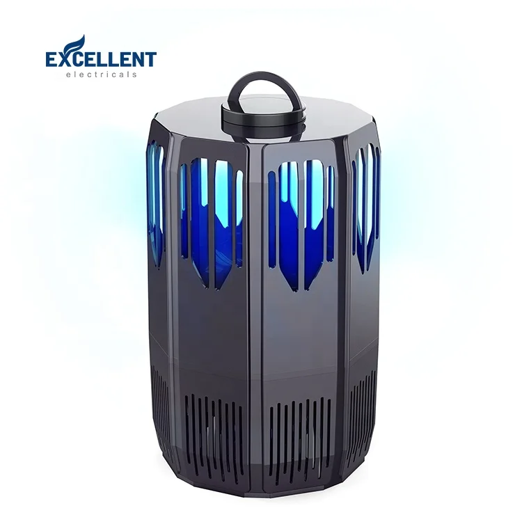 Elegant design built in DC 12V led light electric lamp portable bug zapper mosquito killer lamp with fan