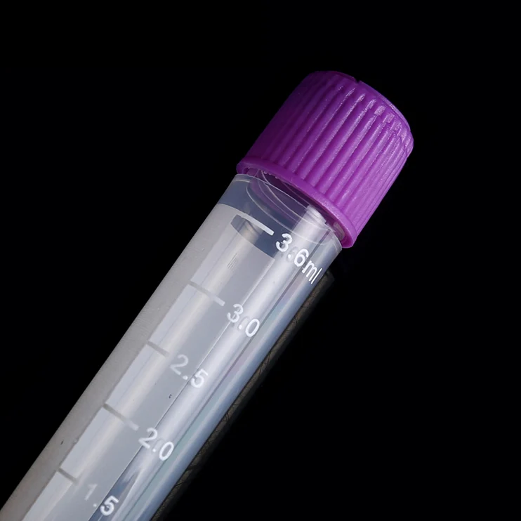 Reliable Quality 2.0ml Cryotube With External Lid Lab Testing Cryovial Tube