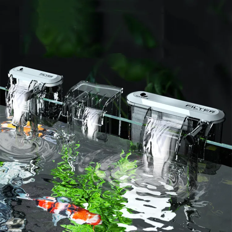 Aquarium fish tank glass tank external waterfall filter