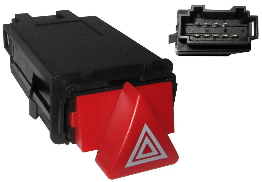 Hot sale  Commercial Vehicles Hazard Warning Switch Emergency Warning Lights Switch 4B0 941 509 C 4B0941509C for Audi