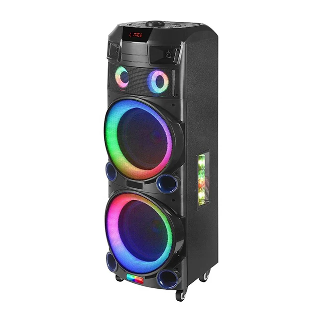 Professional Single 12 Inch Rechargeable Portable Bluetooths Trolley Party Wireless Karaoke Sound Box speaker With Pull Rod