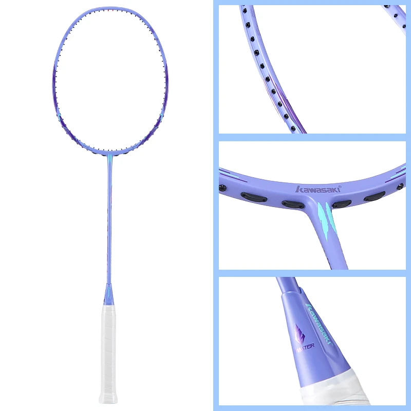 ball badminton racket 40T  material 35LBS 305MM balance Kawasaki MASTER carbon badminton racket