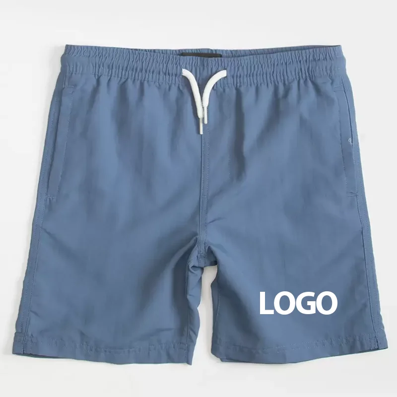 OEM wholesale custom polyester kids beach shorts swimming trunks boardshorts swimsuit bathing suit for boys