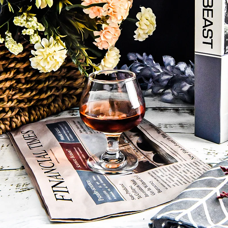 customized tulip whisky glass goblet brandy glass brandy snifter cognac glass