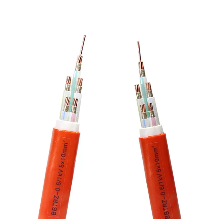 Mineral Fireproof Cable BBTRZ 0.6/1KV 5X10mm2 Copper Core Mineral Insulated LSOH Fireproof Cable