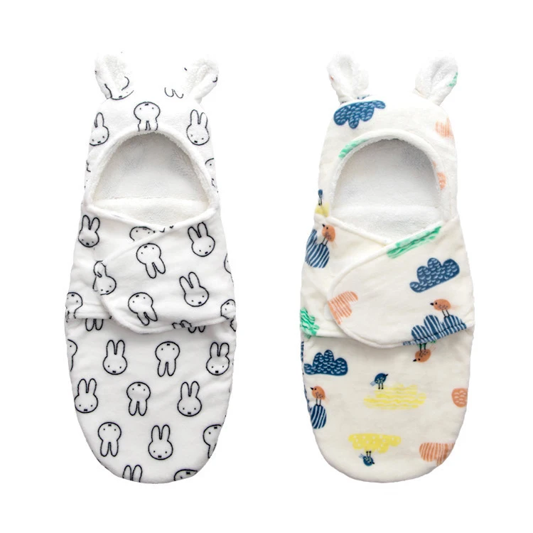 
OEM service fashion custom print 100% polyester baby winter sleeping bags for newborn 