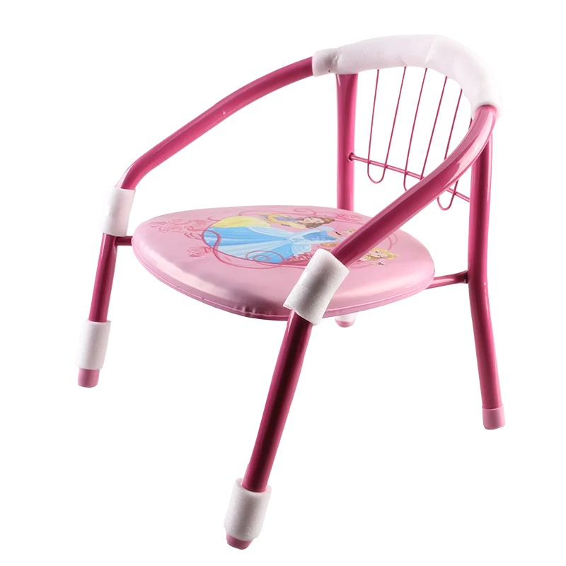 Royalunion Colored Small Children Chairs Kids Metal Folding Low Chairs Stainless Steel Stool Baby Chair