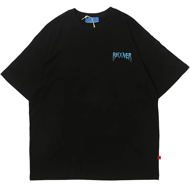 
Hot New Products Originality Streetwear Hip-Hop Clothing Plain Black Men S T Shirts 