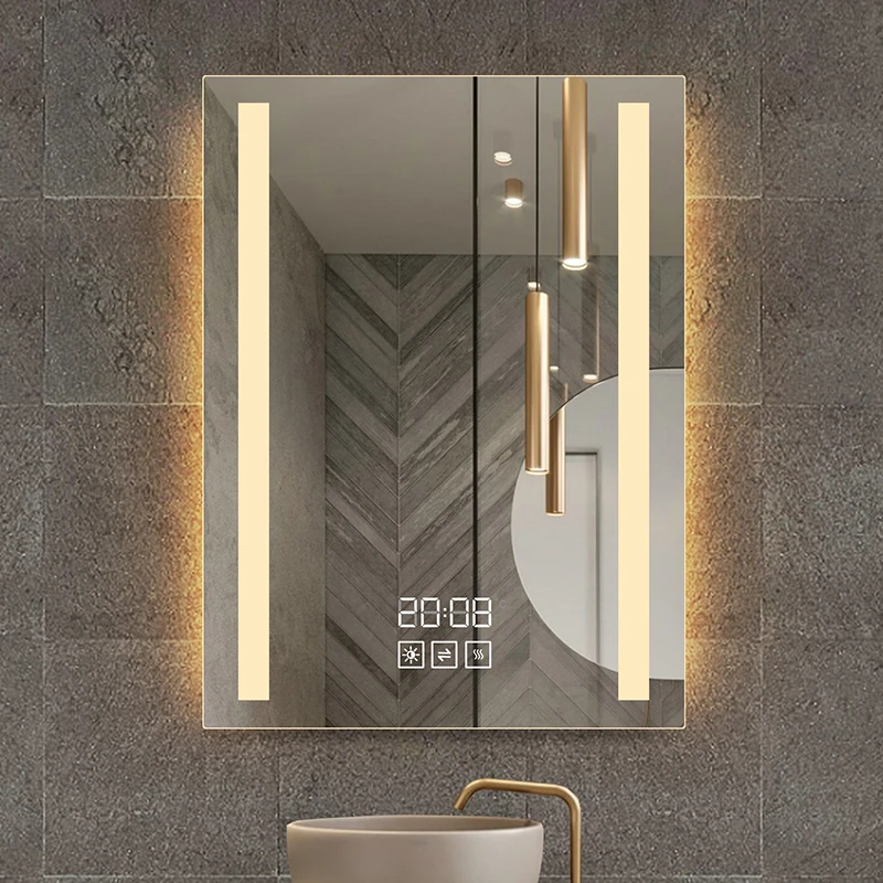 Yishare новый стиль Крытый бутик косметическое зеркало со светодиодной подсветкой настенный Smart Led зеркала для ванной для зеркала в ванной