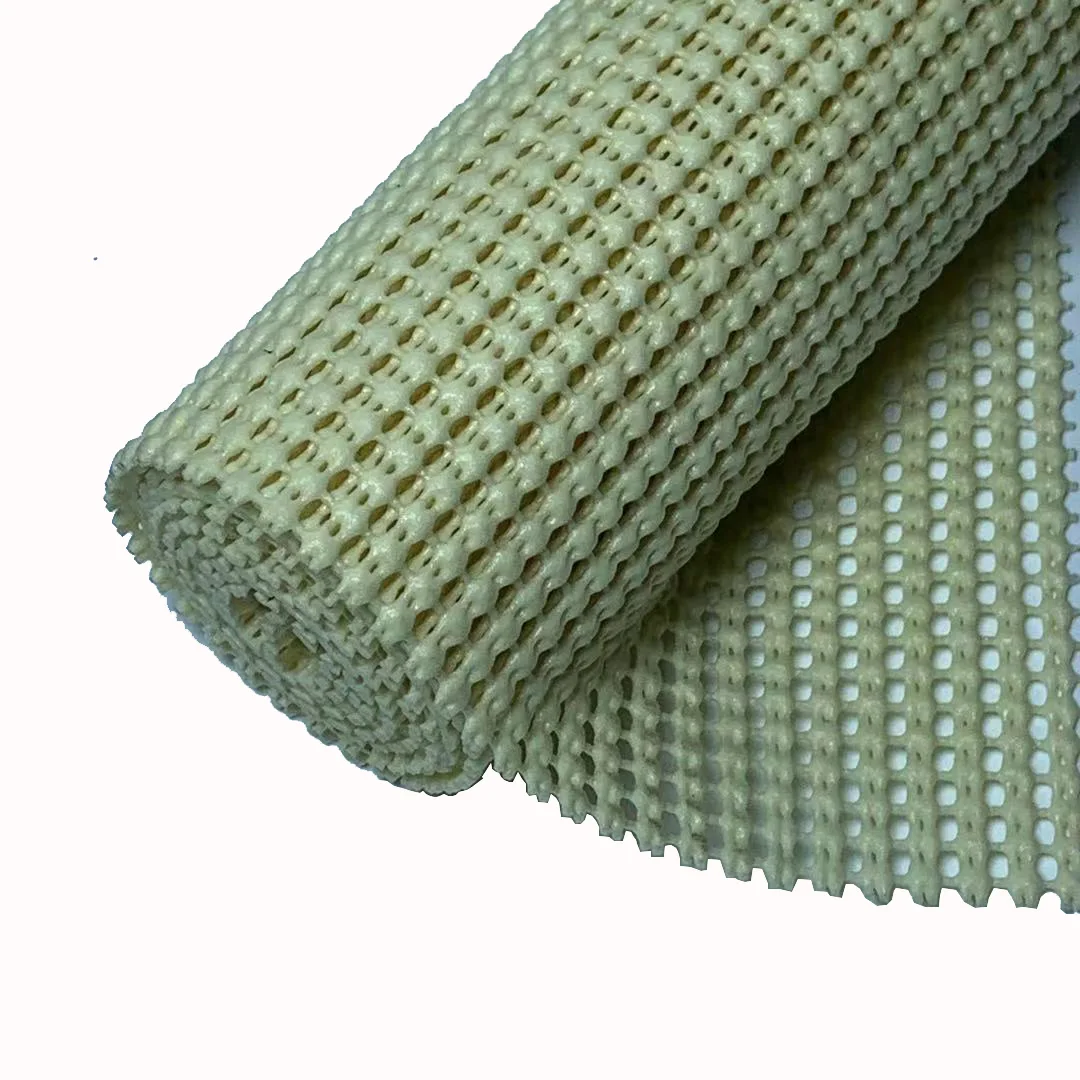 PVC mesh Non Slip Rug Pad Multipurpose Gripper Underlay Mat for Hard Floor Surfaces Put under sofa and rug underlay grid liner