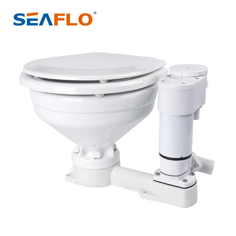 Новый Лидер продаж SEAFLO электрическая умная морская система туалета постоянного тока с насосом для лодок аксессуары яхты замена ванной комнаты