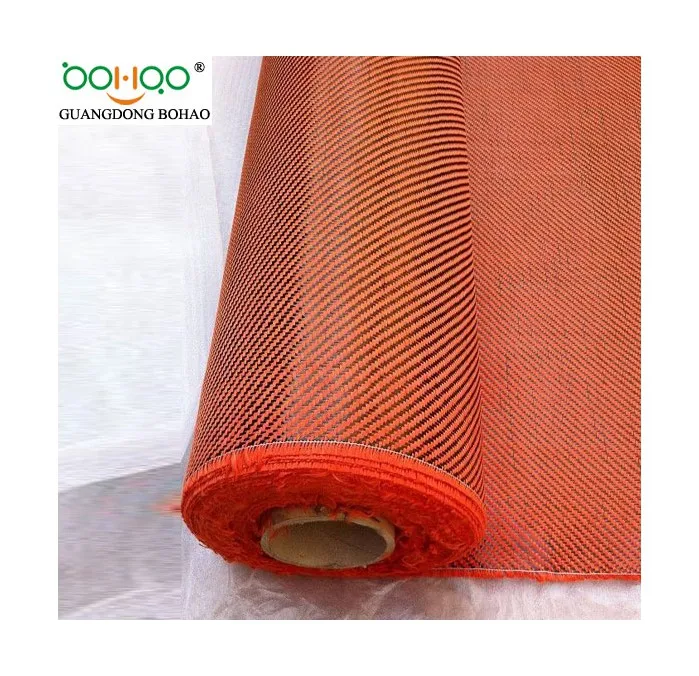 3k 240g Spread Tow Carbon Fibre Cloth Fabric Carbon Kevlar Fabric For Construction