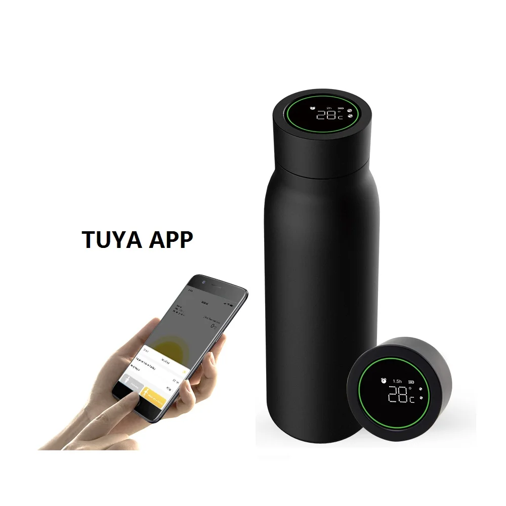 Discount App Smart Water Drinking Record 600ml Thermos Sublimation Water Bottle Thermos Flask China