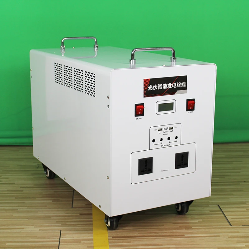 2000W Solar Air Conditioning Generator Home Solar Power Generator With Long Time Working Capacity 12.8V 200Ah Lithium battery