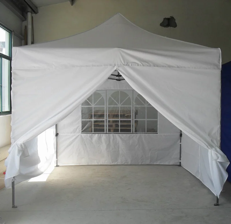 10x10Ft Pop Up Canopy Tent Instant Folding Gazebo Canopy with Sidewalls
