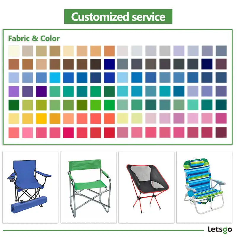 Customized Luxury Rest Folding Bed Foldable Outdoor Leisure Lounge Chair Garden Installation-Free Beach Chair