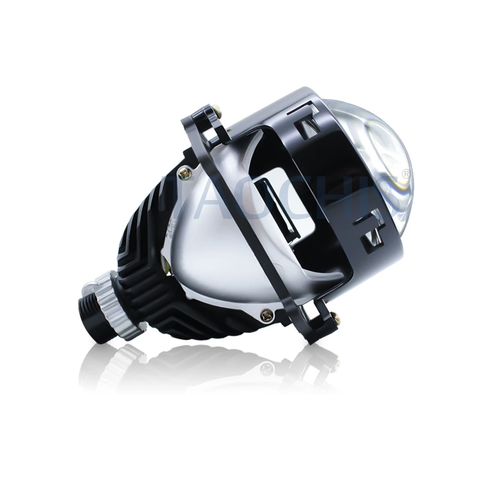 TAOCHIS Car 3.0 inch Headlights Plug and play Type 35W 43W LED Car Bi led projector lens 6000K Retrofit headlamp lighting lights