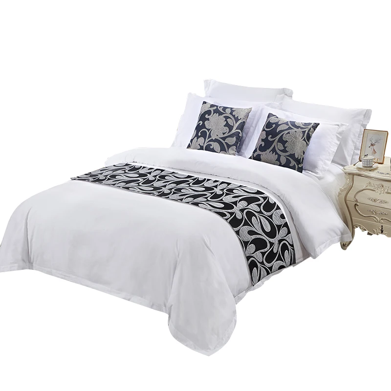 100% Cotton King Size White Satin Bed Sheet Set