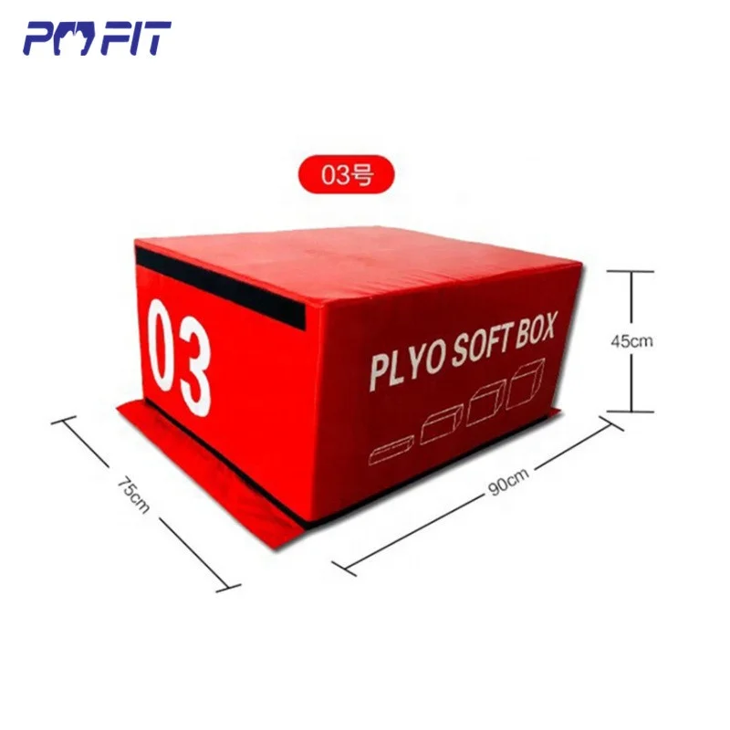 Plyometric plyosoft jump platform crossfit plyo box adjustable plyo box gym equipment kids