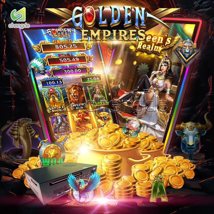 Golden Empires Hottest Phoenix Dragon Title Video Game Machine Board 2024 Skilled Game Vertical Ideck Coin Operate Whole Machine