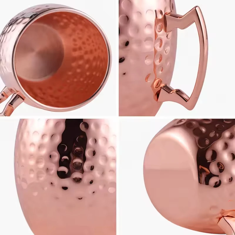 Best Selling Moscow Mule Copper Mug Indian Handcrafted Russian Copper Coffee Cup