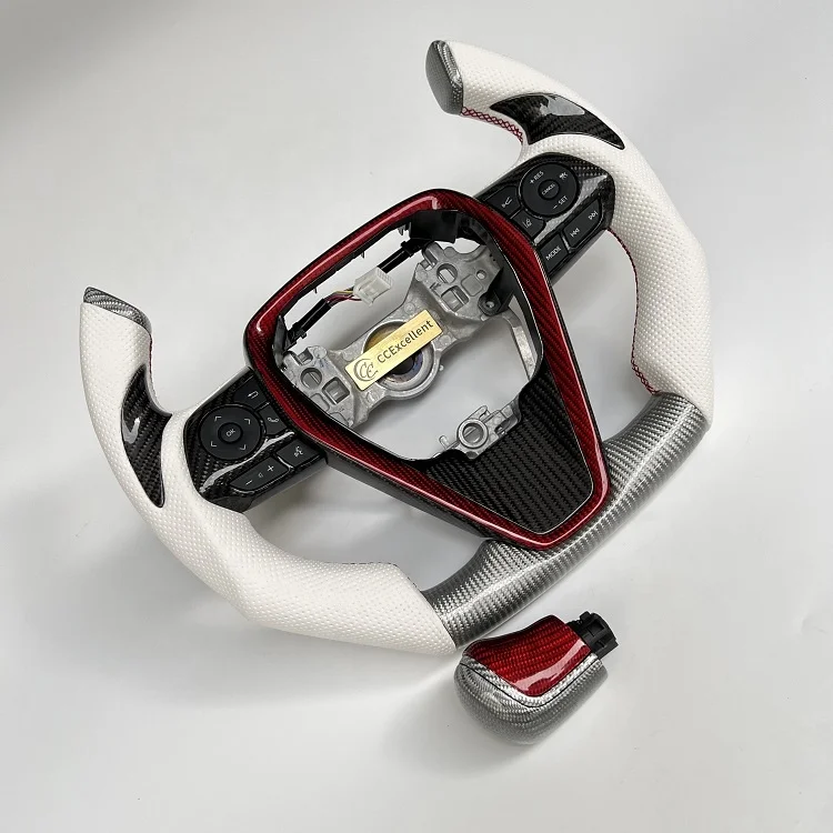 High quality Custom Real Carbon Fiber Steering Wheel for Toyota Camry 2018-2019 CCexcellent