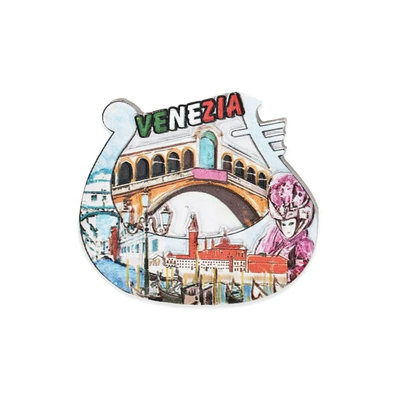Creative Custom Made Resin Italy Tourist Souvenir Gifts 3D Fridge Magnet For Home Decor