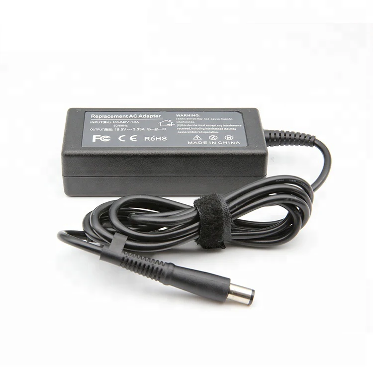 19,5 v 3.33a 65w ac черный эффективный ноутбук адаптер для hp