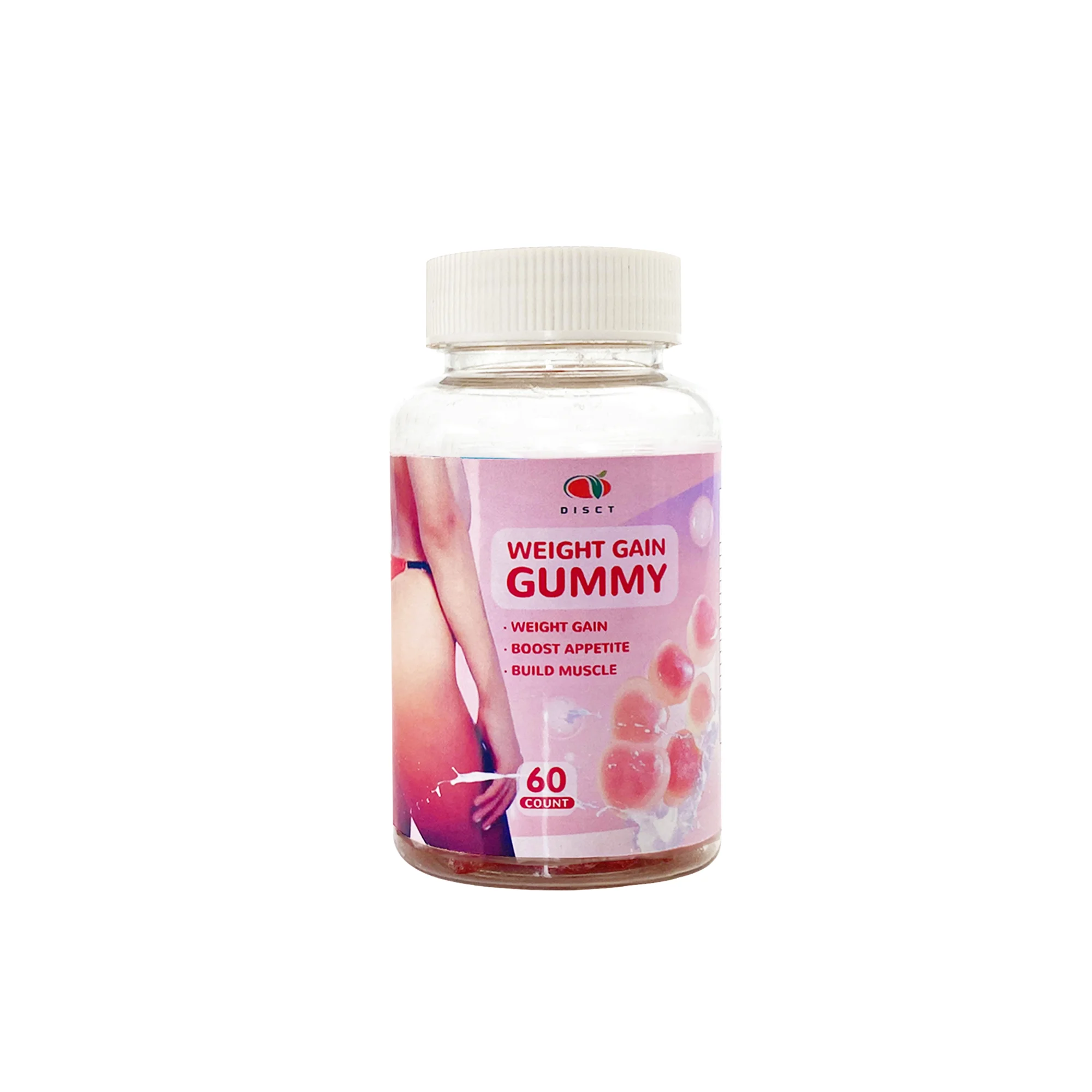 OEM booster Supplement hip and butt weight gain gummies for women