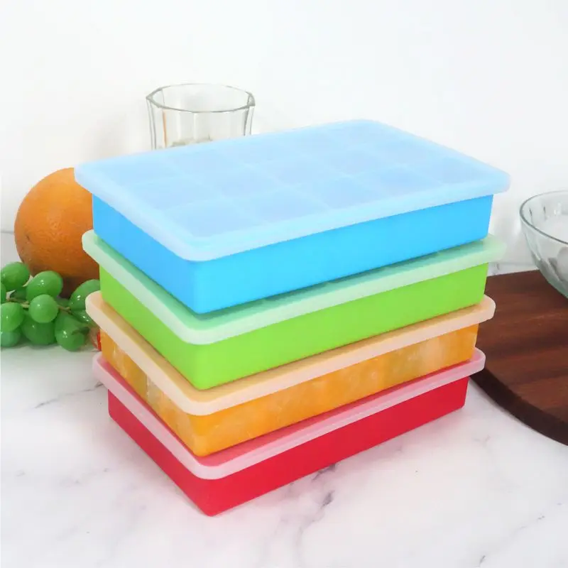 Hot Selling 2023 15 Cavity Durable Christmas Silicone Ice Cube Tray Mould Custom Ice Cream Mold