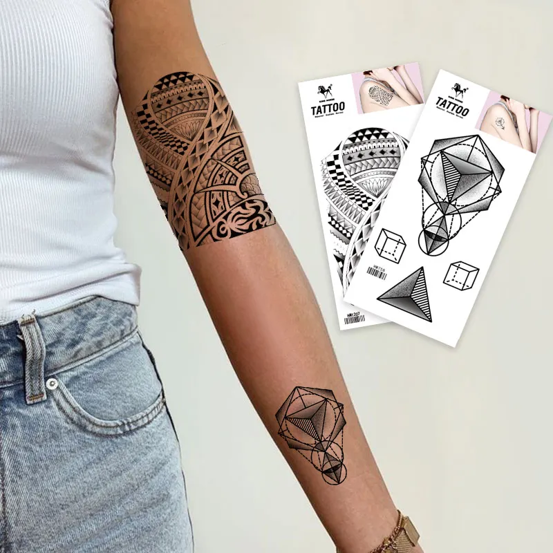 Wholesale Realistic High Quality Waterproof Temporary Tattoo Different Body Art Designs Long Lasting Tattoo Stickers