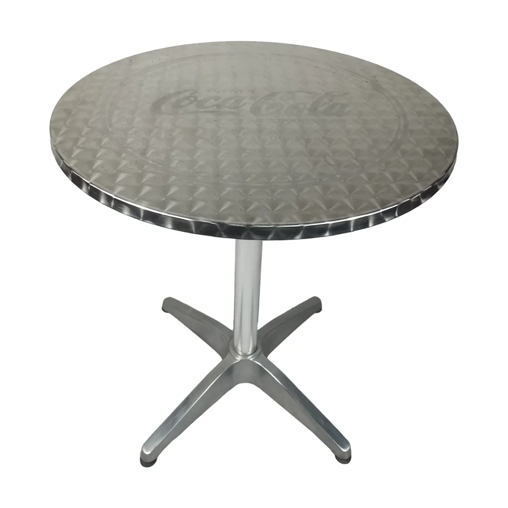 2019 Hot Sell Cheap Garden Round Outdoor Aluminium Table