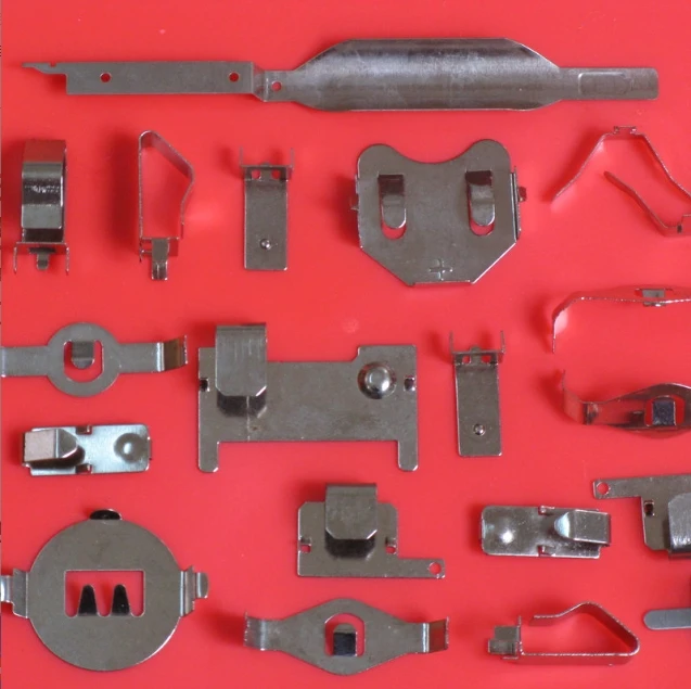 Custom alloy steel spring Electrical Contact Battery Spring 2 Cell Battery Contact