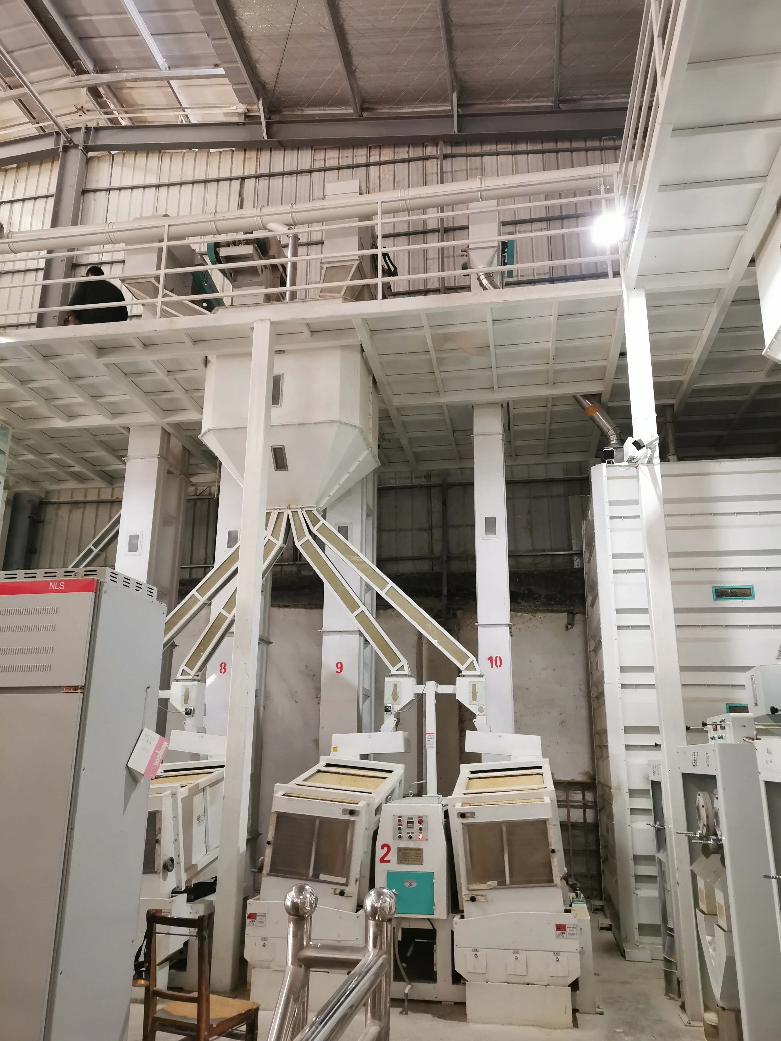 Double Body Paddy Separator Machine Separating Machine
