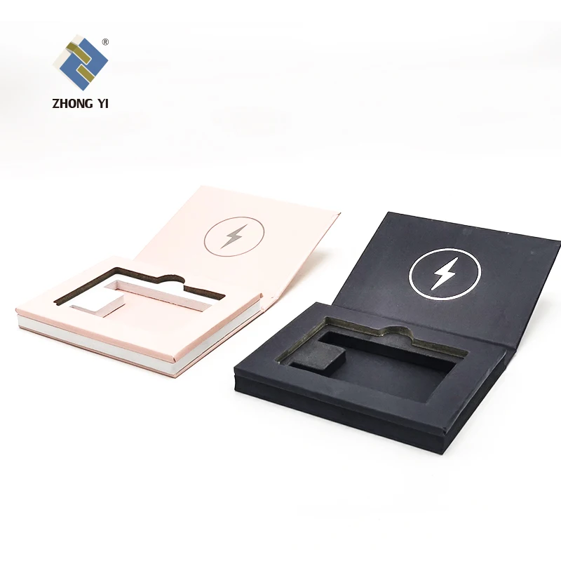 custom printing electronic paper packaging carton charger USB platooninsert box earphone headset package cable paper box