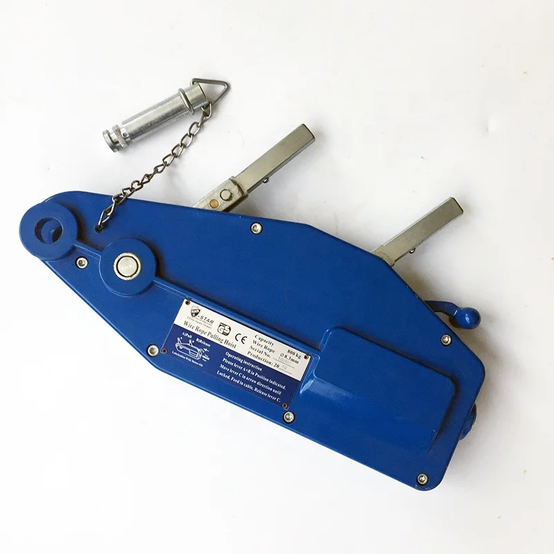 Сертифицированная GS ручная Рычажная лебедка 1,6 T с CE тросом, трос tirfor 1,6-5,4 тонн, ручная Тяговая Лебедка для троса