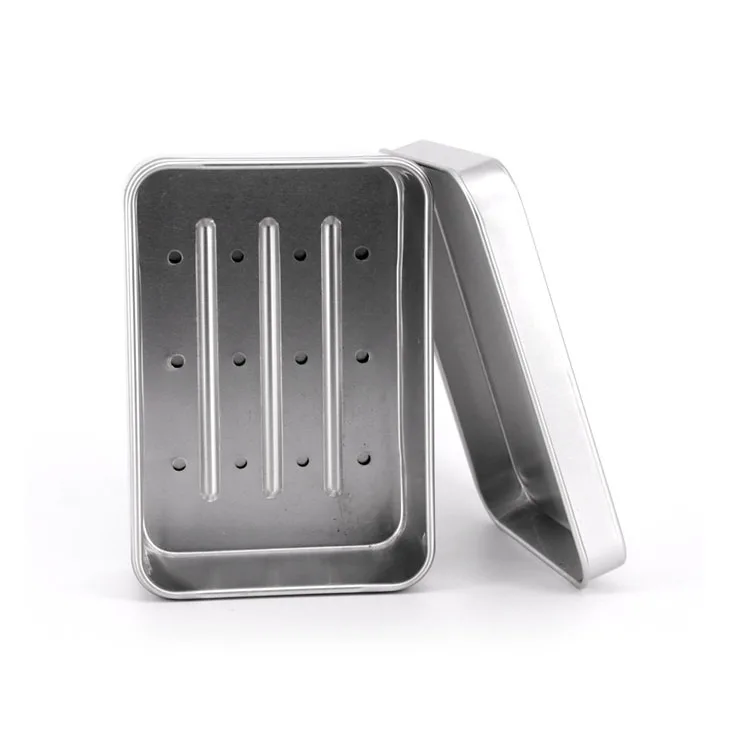 Hot sale rectangular aluminum tin can tin box soap aluminum jar tin box soap dish metal soap box