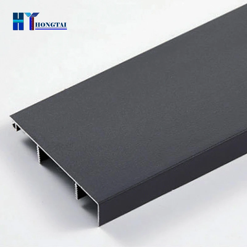 Extrusion Skirting board  flooring accessories and Decorative Aluminium baseboard