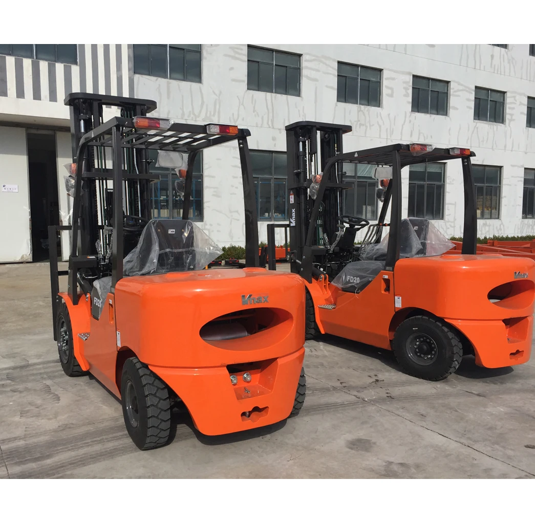 New Mini 1-3t Small Four Wheel Environmentally Friendly  Diesel Powered Counterbalanced Distribution Station Forklift