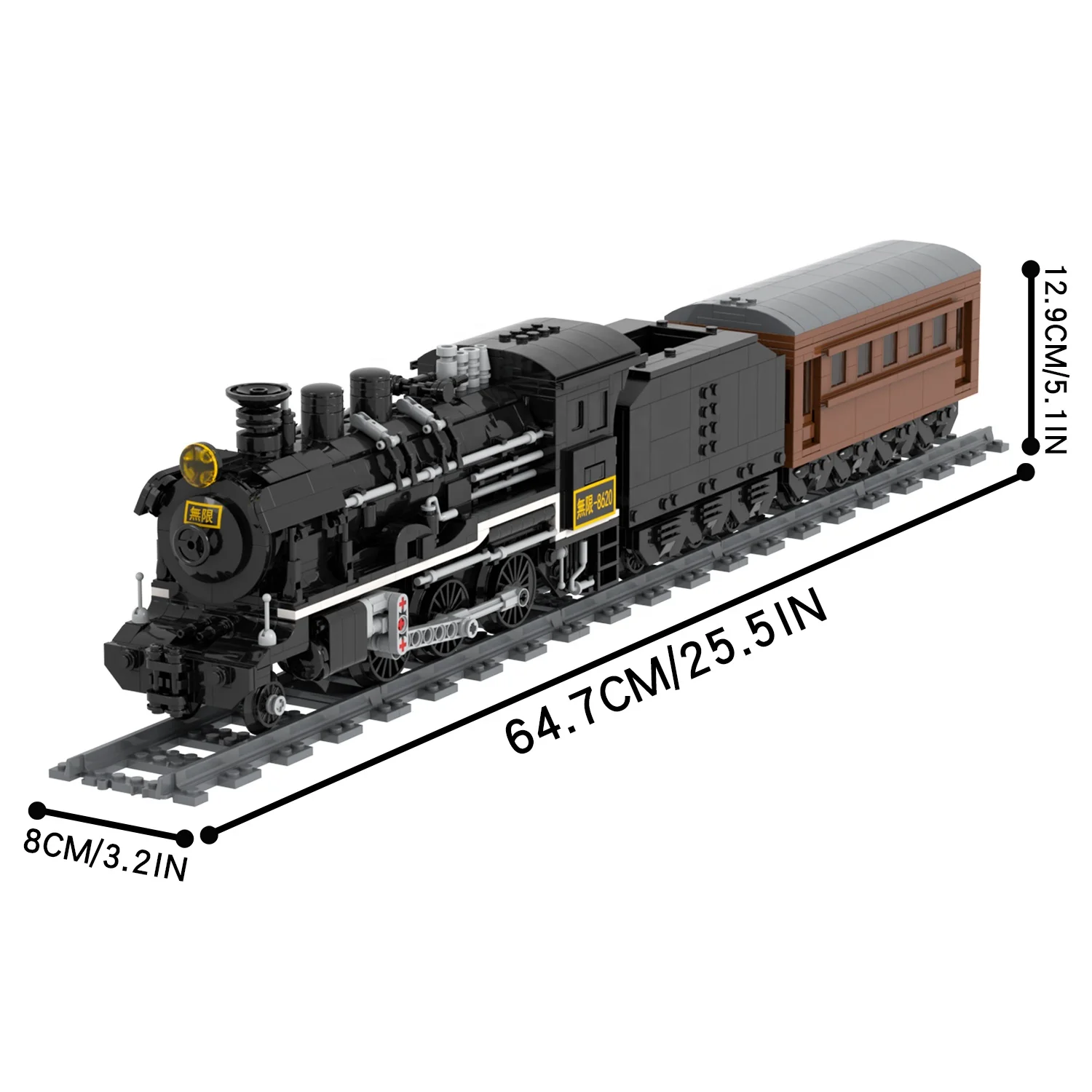 1416 шт. MOC1401 неограниченное количество поездов блоки демон аниме совместимые со сборками частиц DIY строительные Детские Подарочные игрушки