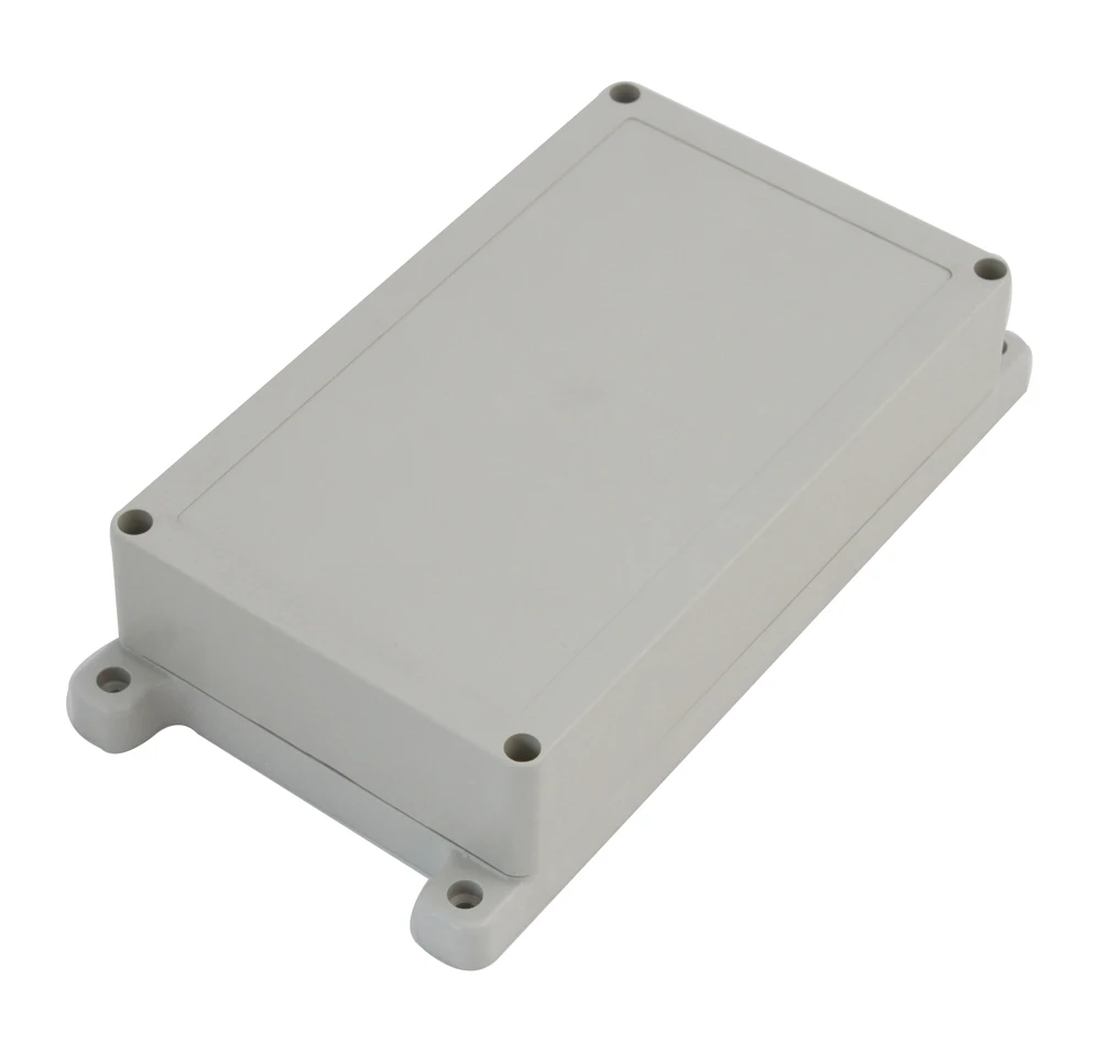 Din Rail Plastic Enclosure PW058 200(235) * 120 * 53 mm Custom Plastic Housing Waterproof Junction Box Plastic For Electronic