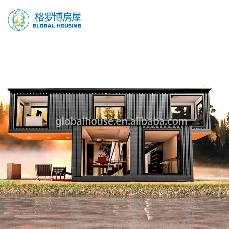 Модульный сборный дом, 2 спальни, контейнерный дом